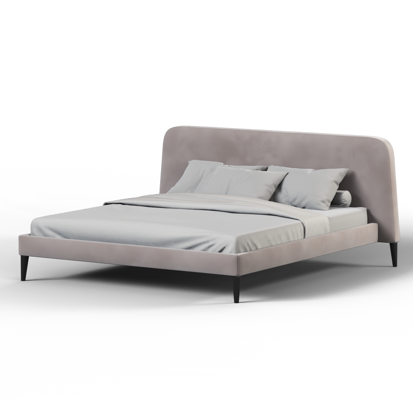 Selma Double Bed with Deep Vertical Tufting