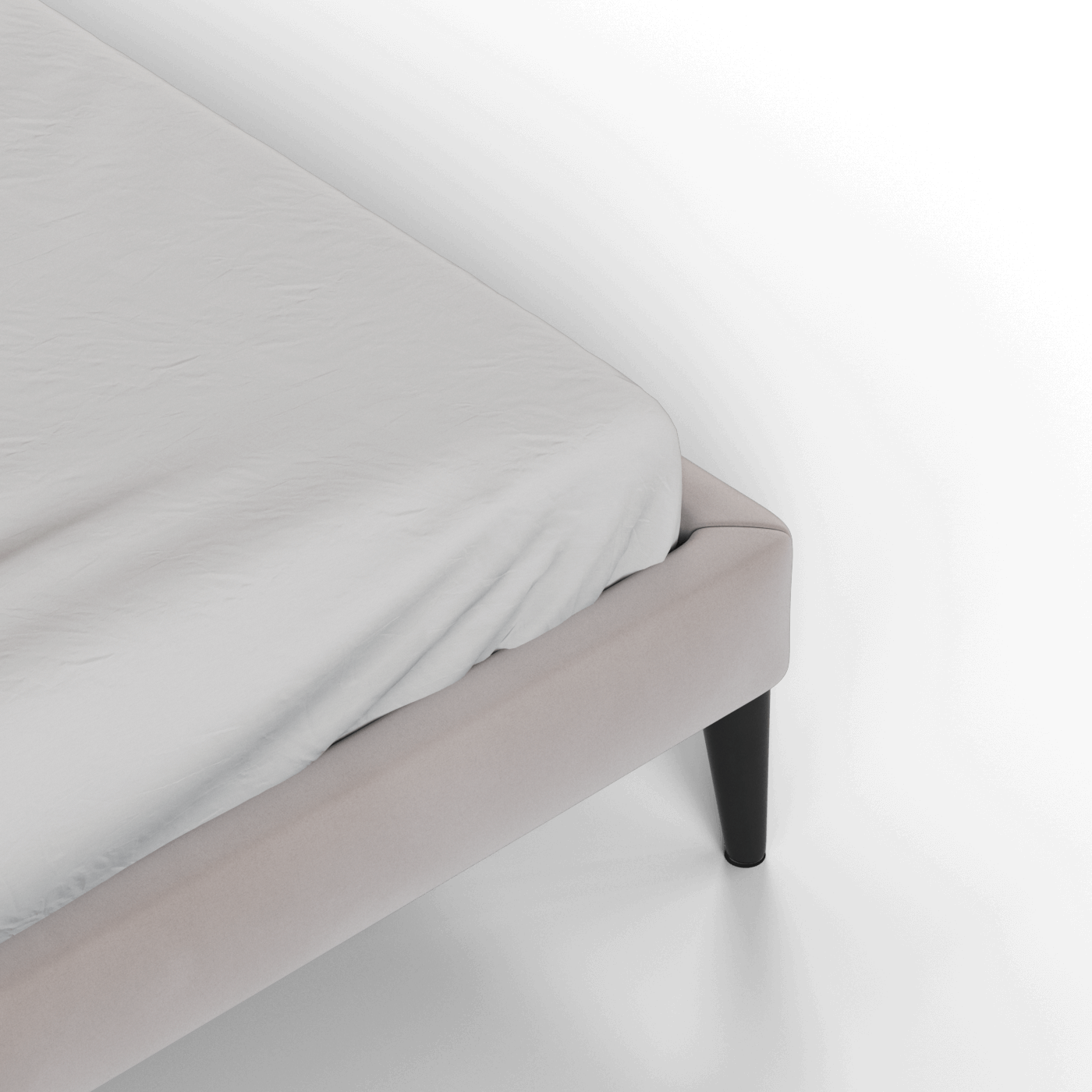 Selma Double Bed with Deep Vertical Tufting