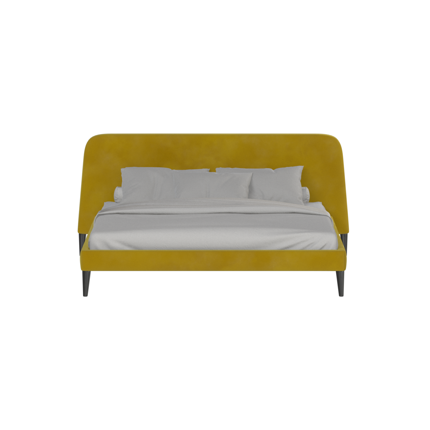 Selma Double Bed with Deep Vertical Tufting