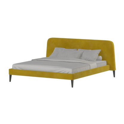 Selma Double Bed with Deep Vertical Tufting