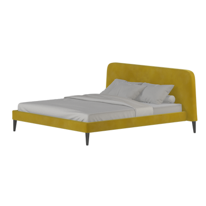 Selma Double Bed with Deep Vertical Tufting