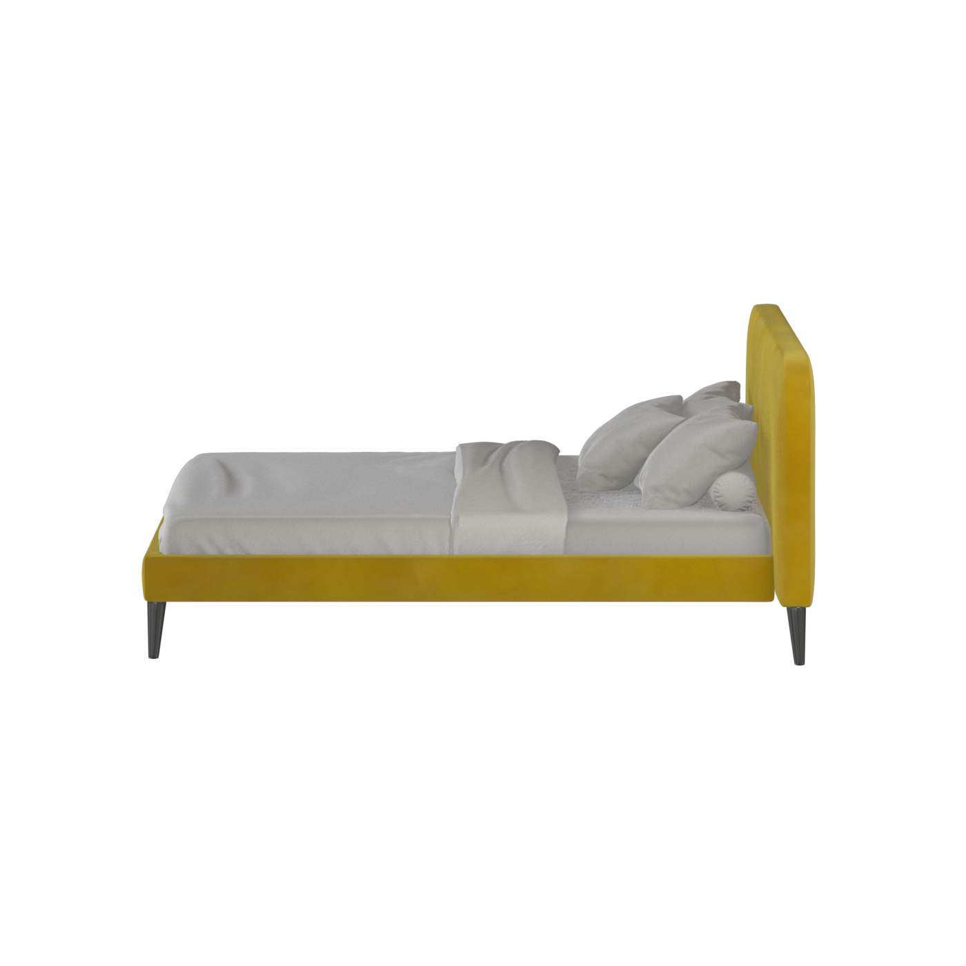 Selma Double Bed with Deep Vertical Tufting