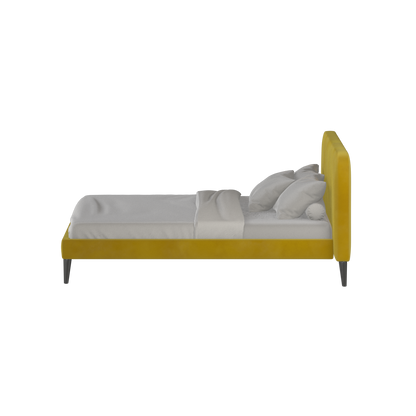 Selma Double Bed with Deep Vertical Tufting