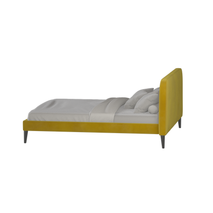 Selma Double Bed with Deep Vertical Tufting