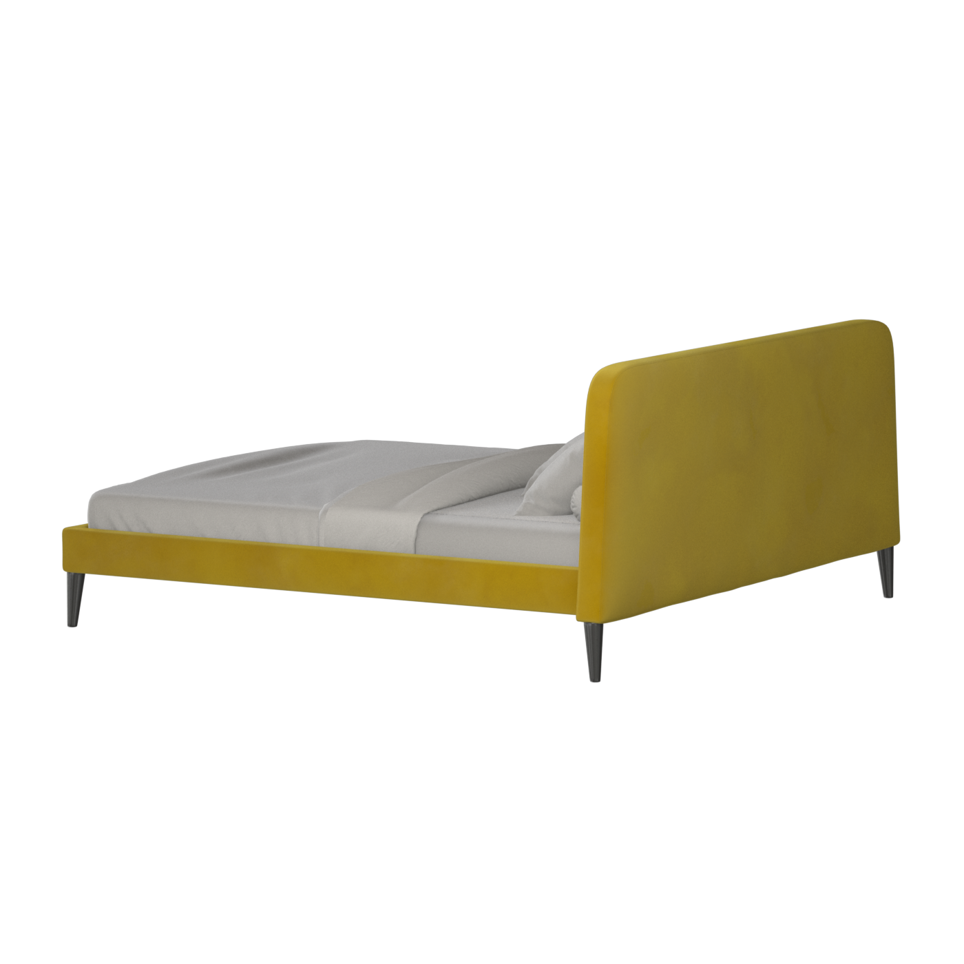 Selma Double Bed with Deep Vertical Tufting