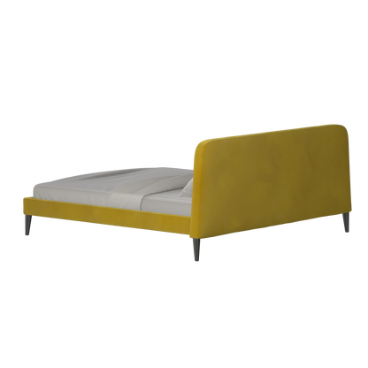 Selma Double Bed with Deep Vertical Tufting