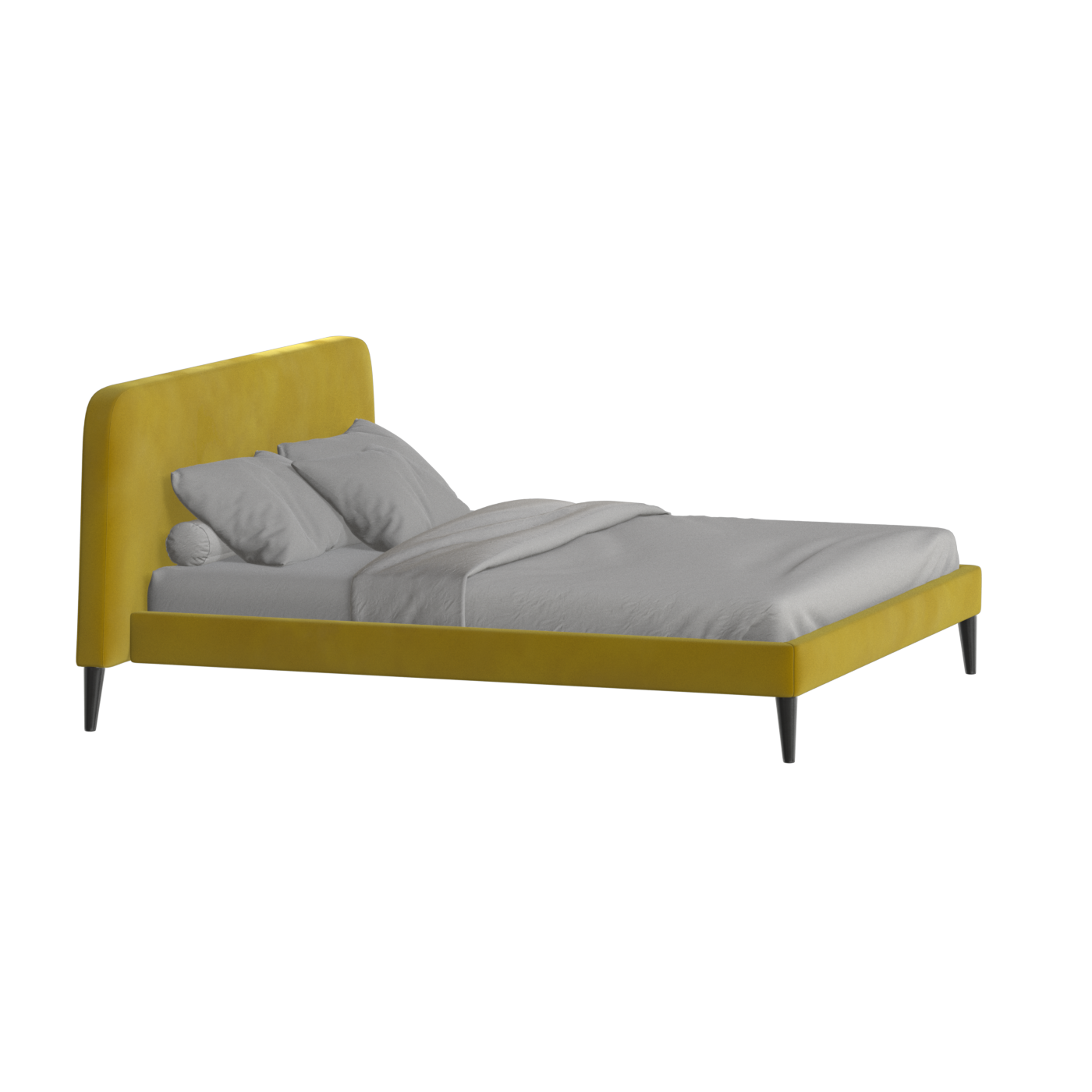 Selma Double Bed with Deep Vertical Tufting