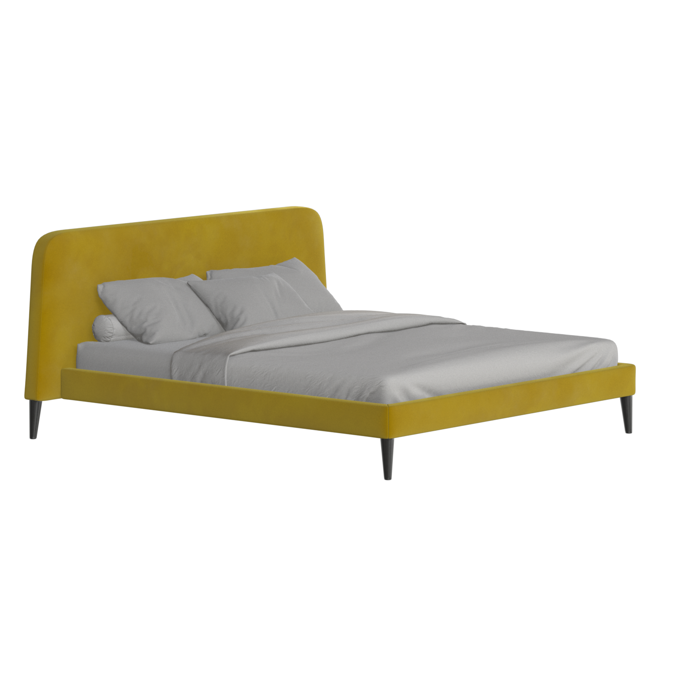 Selma Double Bed with Deep Vertical Tufting