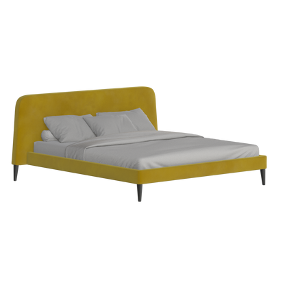 Selma Double Bed with Deep Vertical Tufting