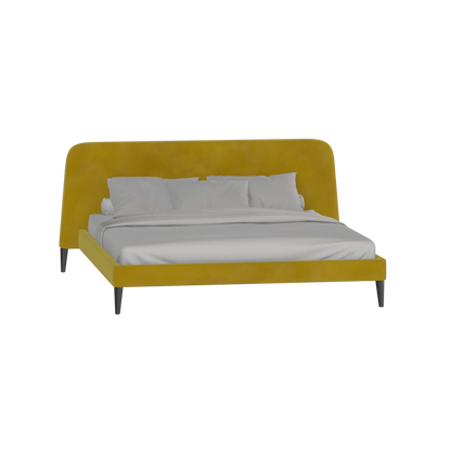 Selma Double Bed with Deep Vertical Tufting