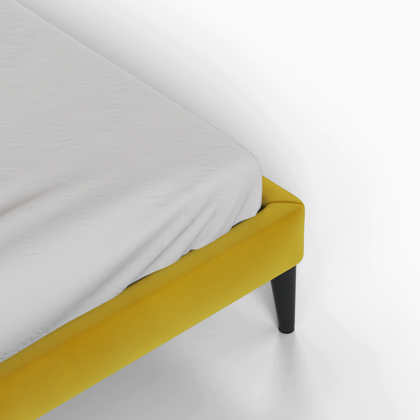 Selma Double Bed with Deep Vertical Tufting