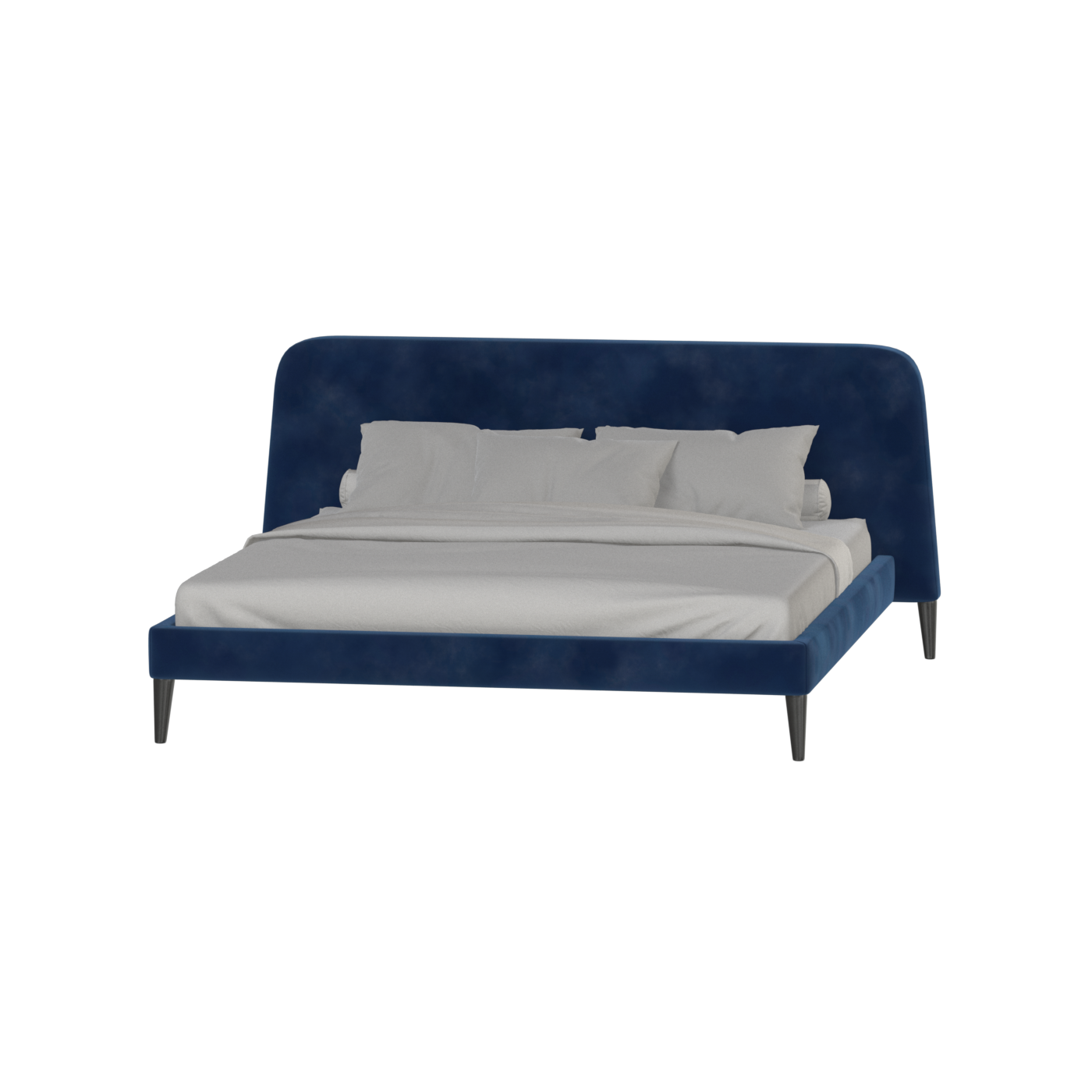 Selma Double Bed with Deep Vertical Tufting