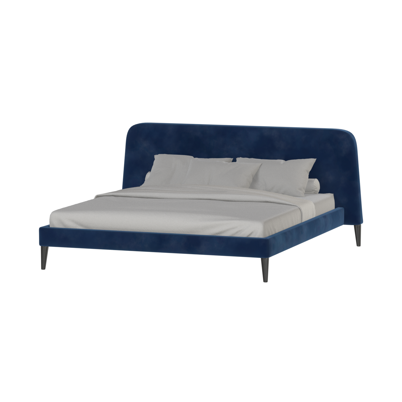 Selma Double Bed with Deep Vertical Tufting