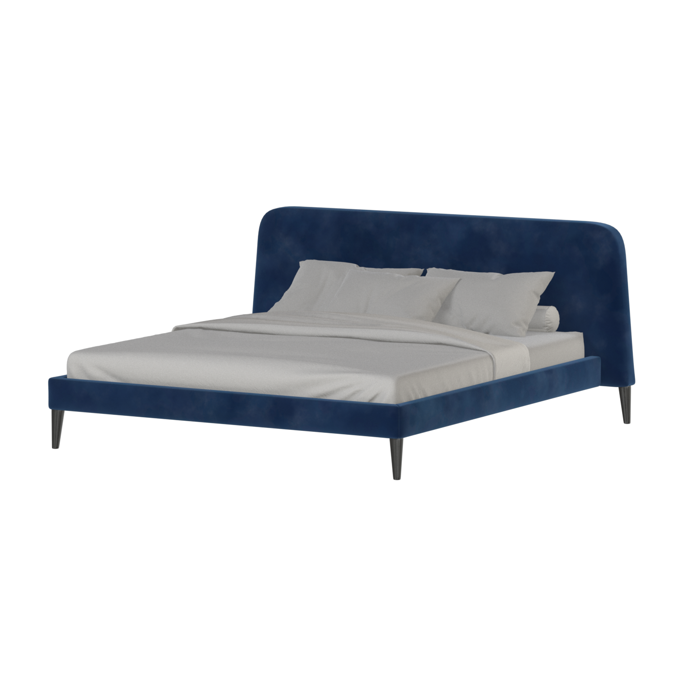 Selma Double Bed with Deep Vertical Tufting
