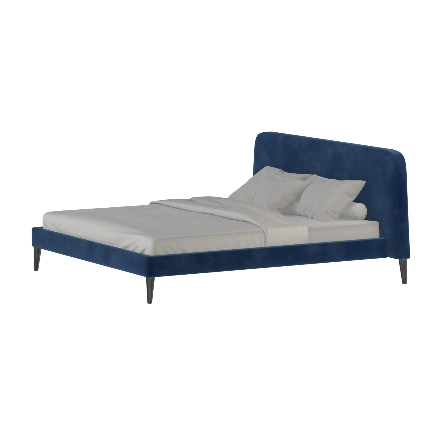 Selma Double Bed with Deep Vertical Tufting