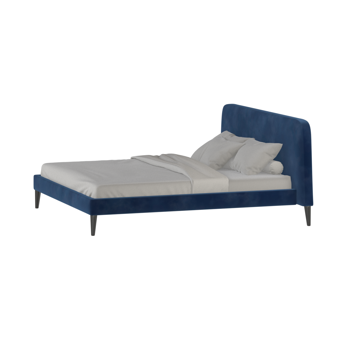 Selma Double Bed with Deep Vertical Tufting