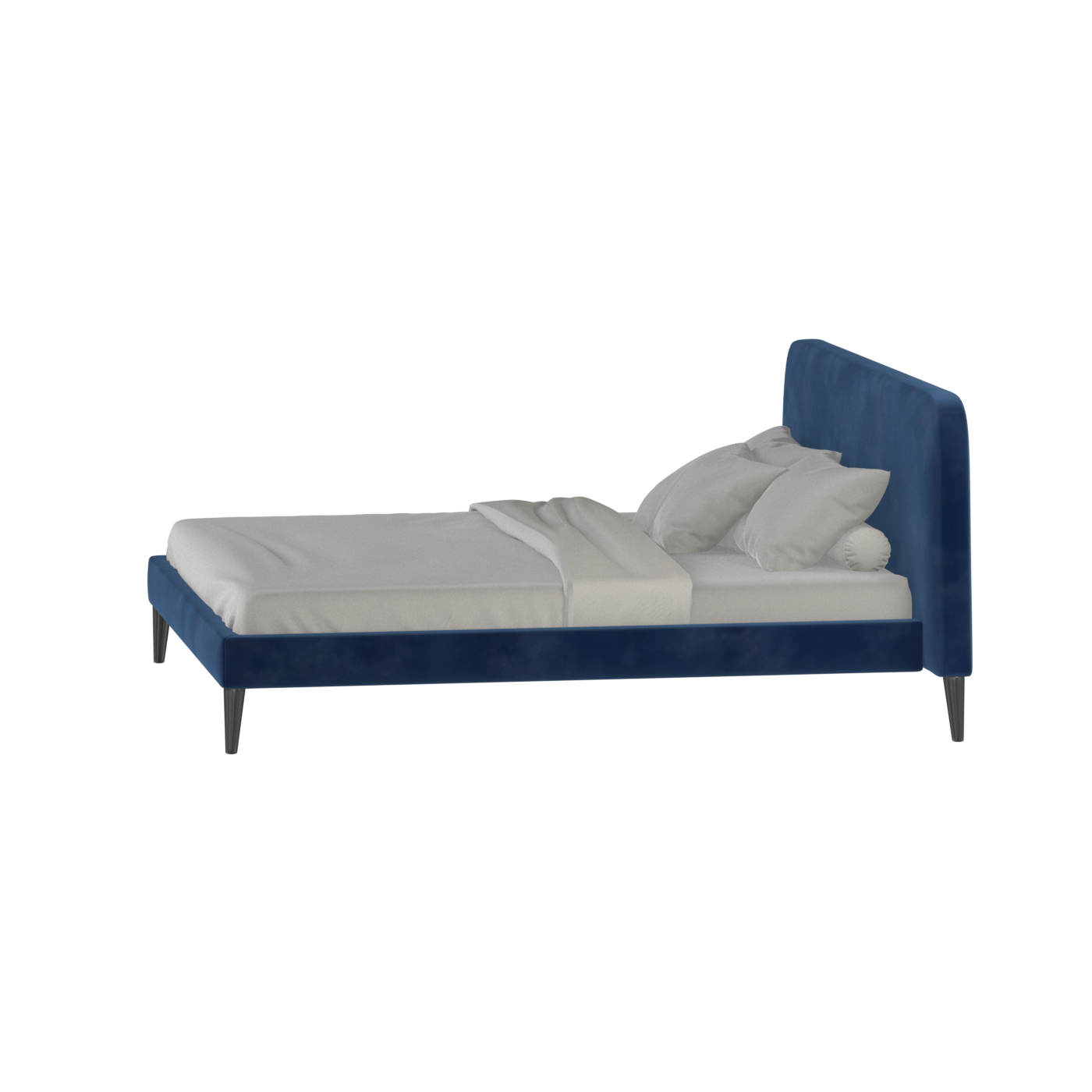 Selma Double Bed with Deep Vertical Tufting