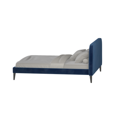Selma Double Bed with Deep Vertical Tufting
