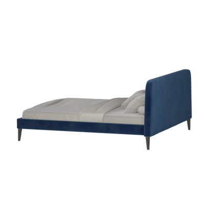 Selma Double Bed with Deep Vertical Tufting