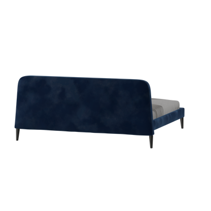 Selma Double Bed with Deep Vertical Tufting