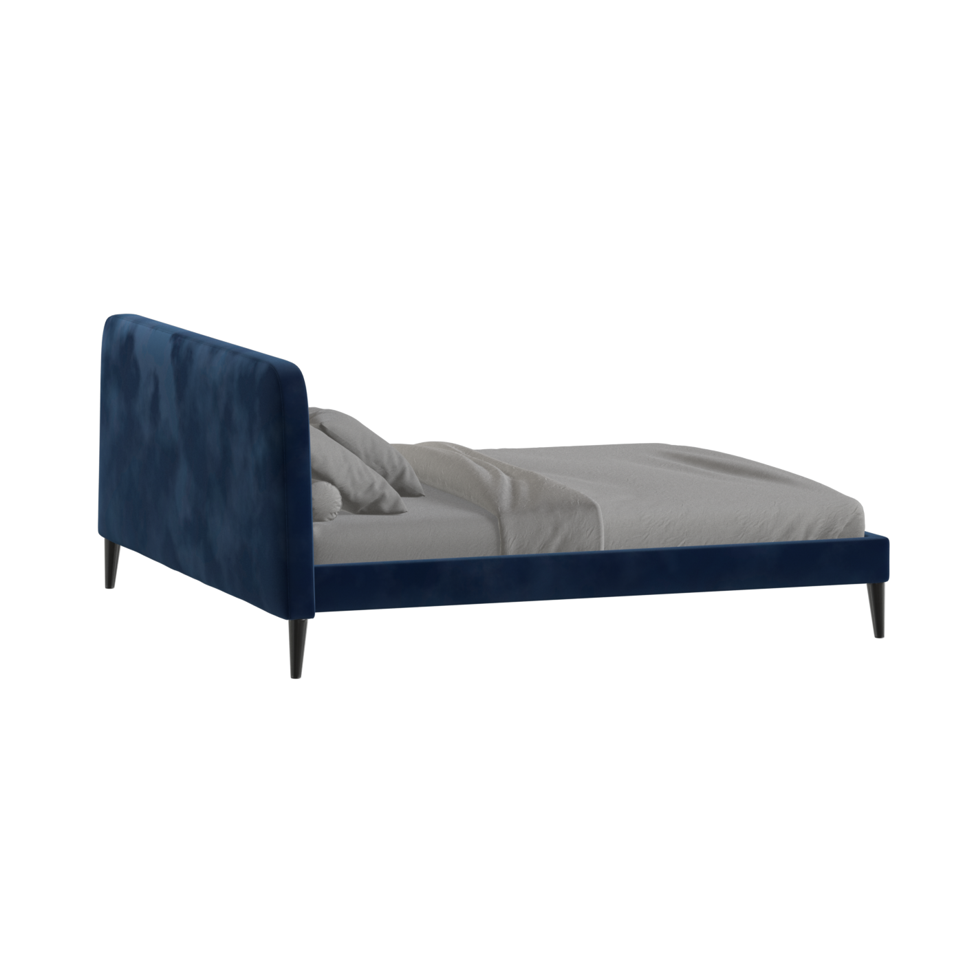 Selma Double Bed with Deep Vertical Tufting