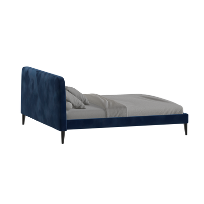 Selma Double Bed with Deep Vertical Tufting