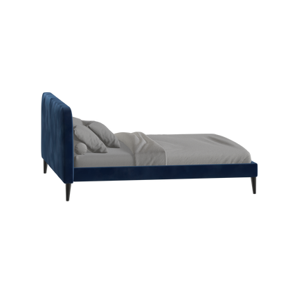 Selma Double Bed with Deep Vertical Tufting