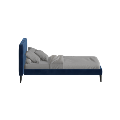 Selma Double Bed with Deep Vertical Tufting