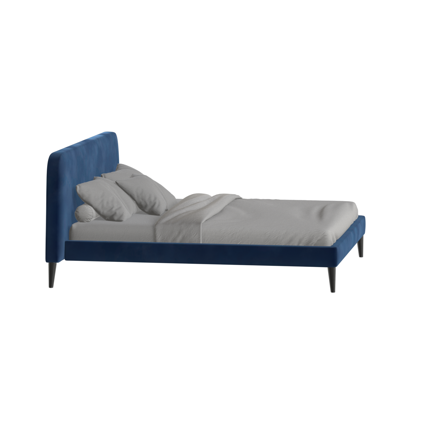 Selma Double Bed with Deep Vertical Tufting