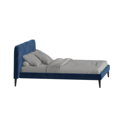 Selma Double Bed with Deep Vertical Tufting