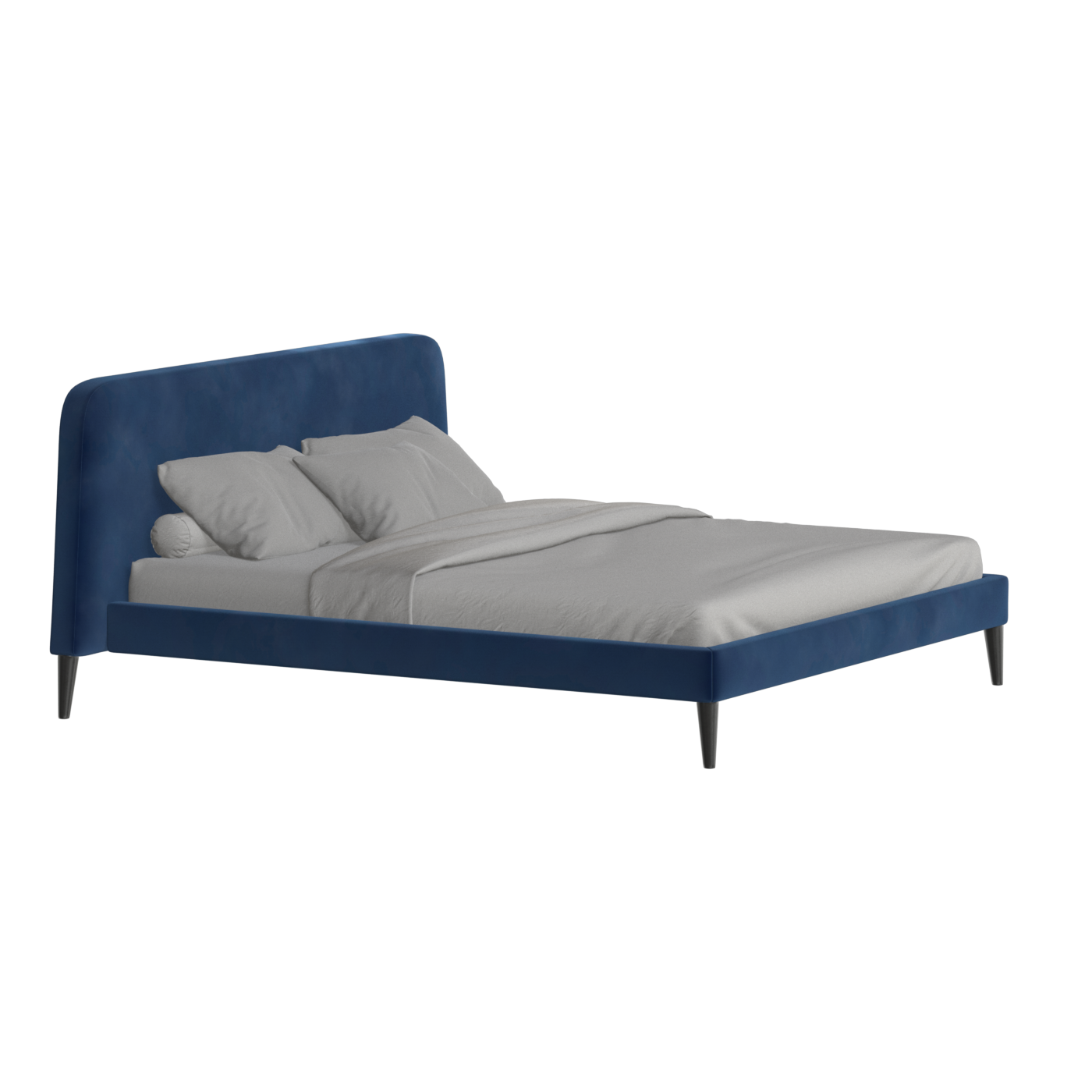 Selma Double Bed with Deep Vertical Tufting