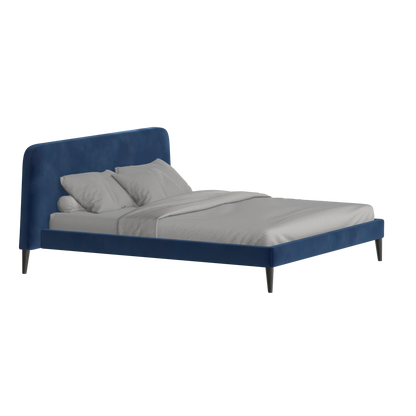 Selma Double Bed with Deep Vertical Tufting