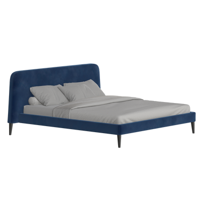Selma Double Bed with Deep Vertical Tufting