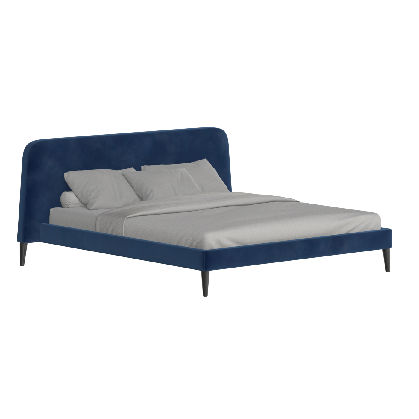 Selma Double Bed with Deep Vertical Tufting