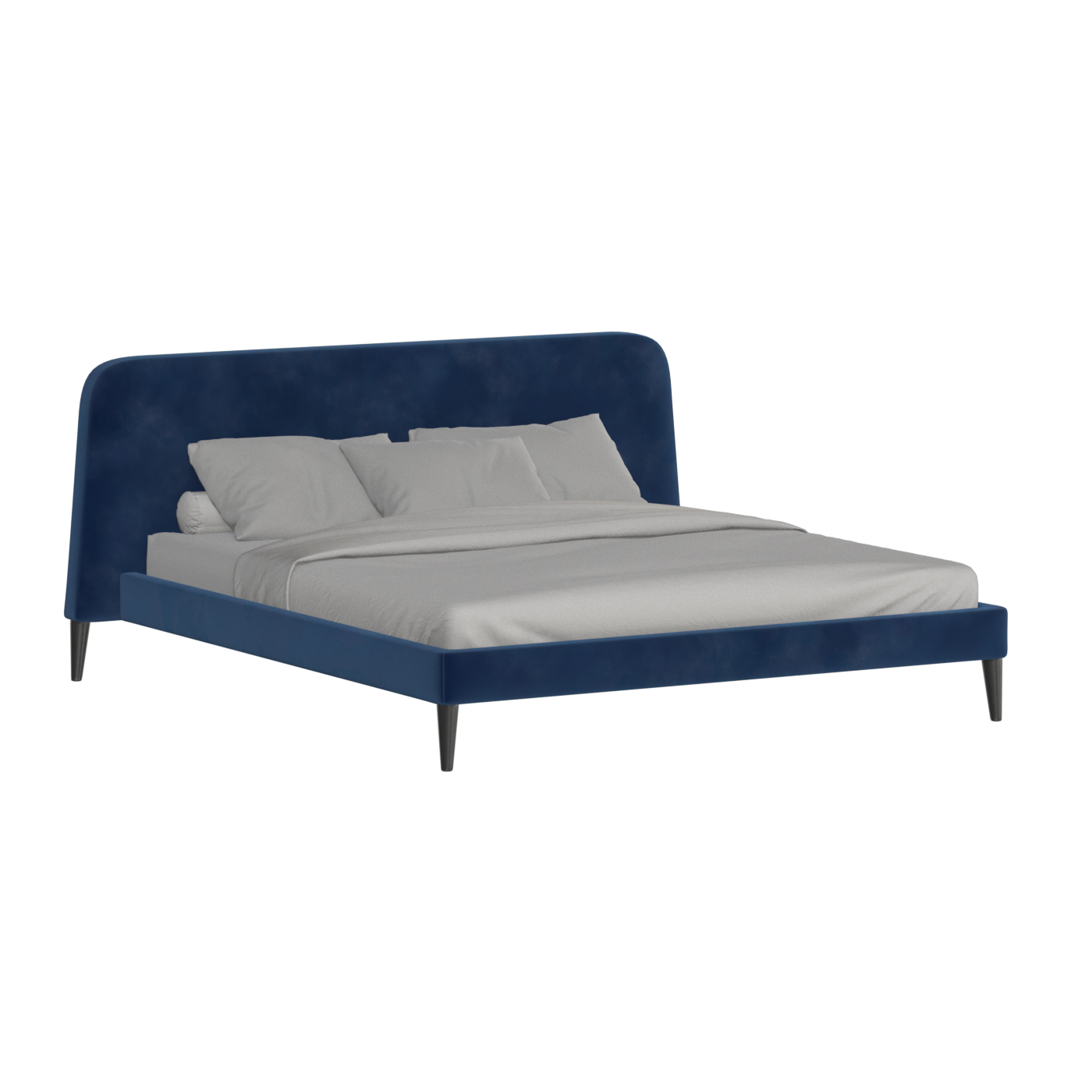 Selma Double Bed with Deep Vertical Tufting