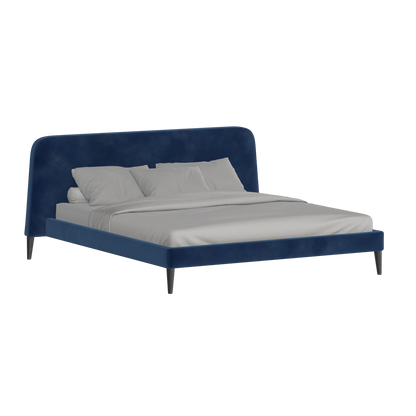 Selma Double Bed with Deep Vertical Tufting
