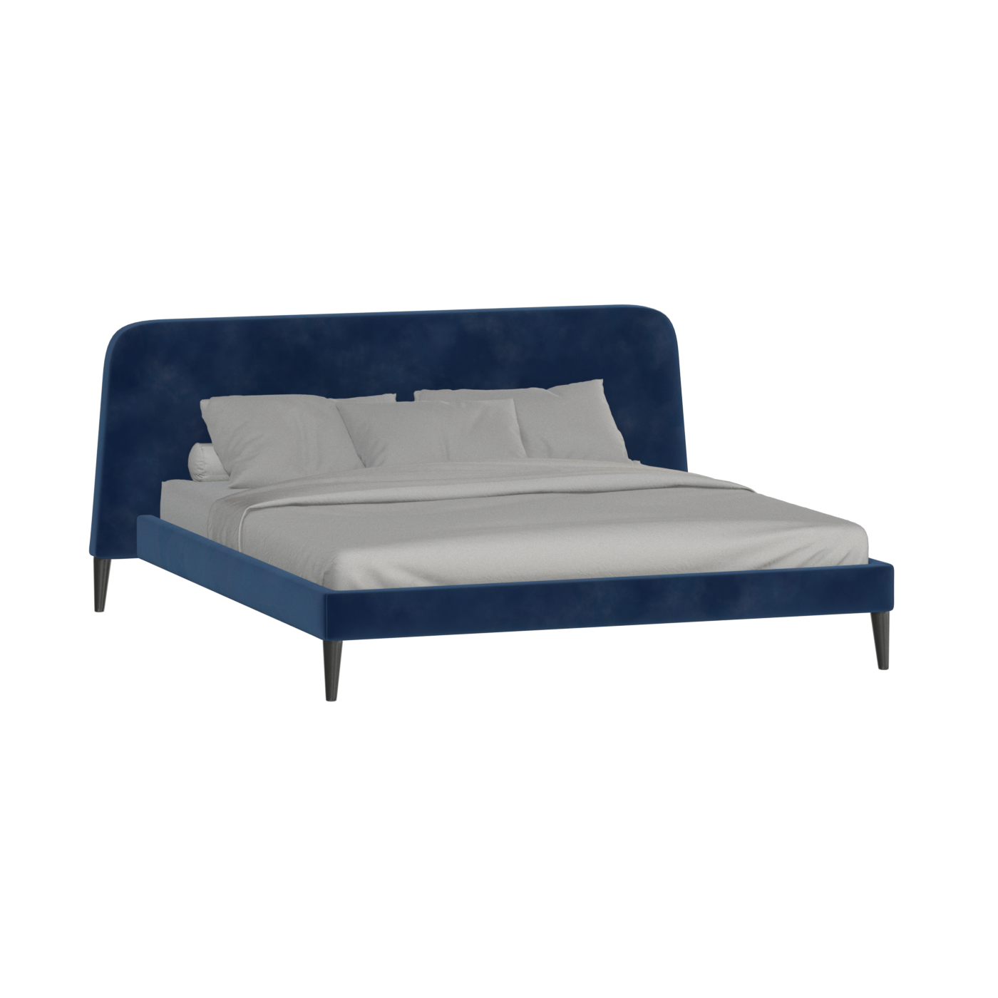 Selma Double Bed with Deep Vertical Tufting