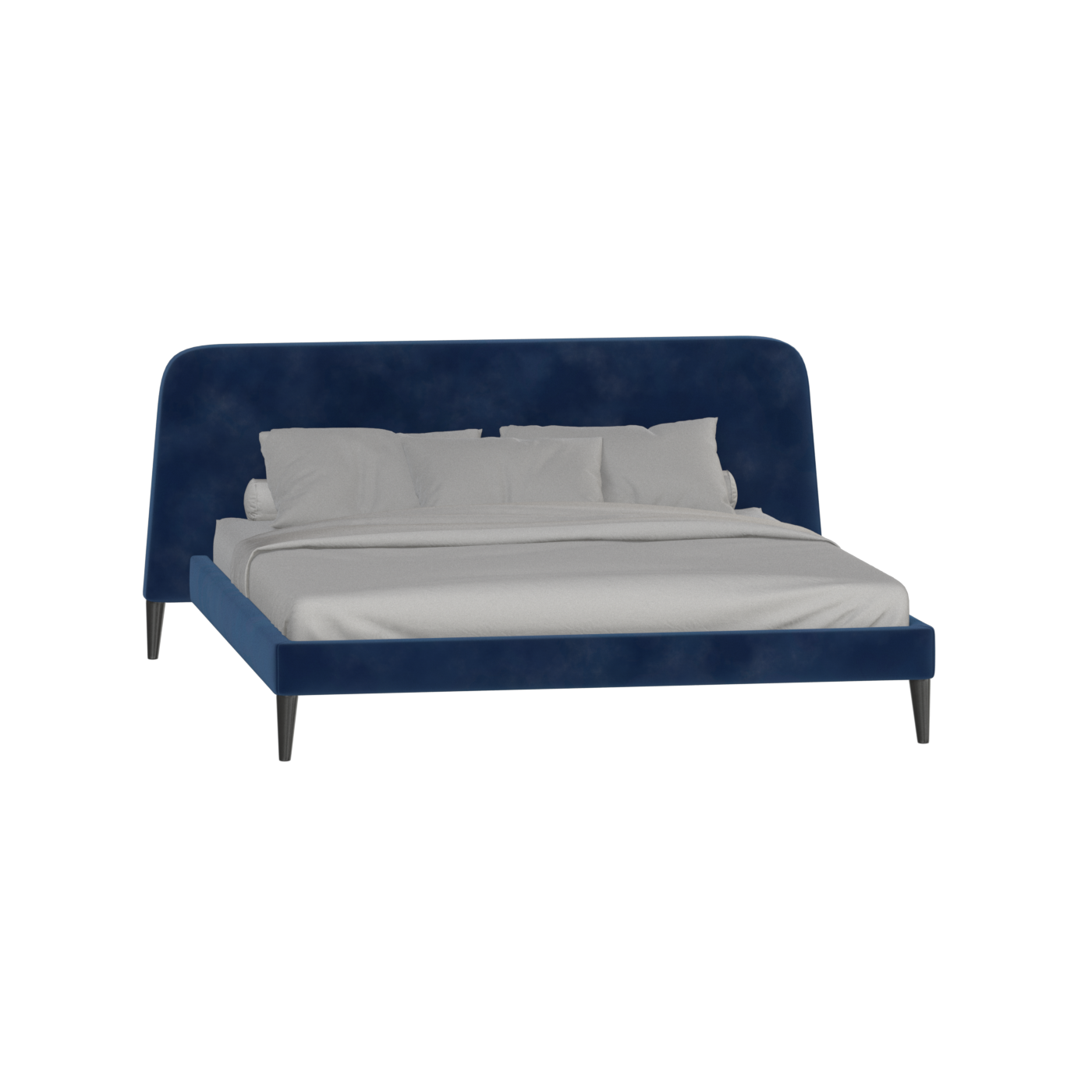 Selma Double Bed with Deep Vertical Tufting