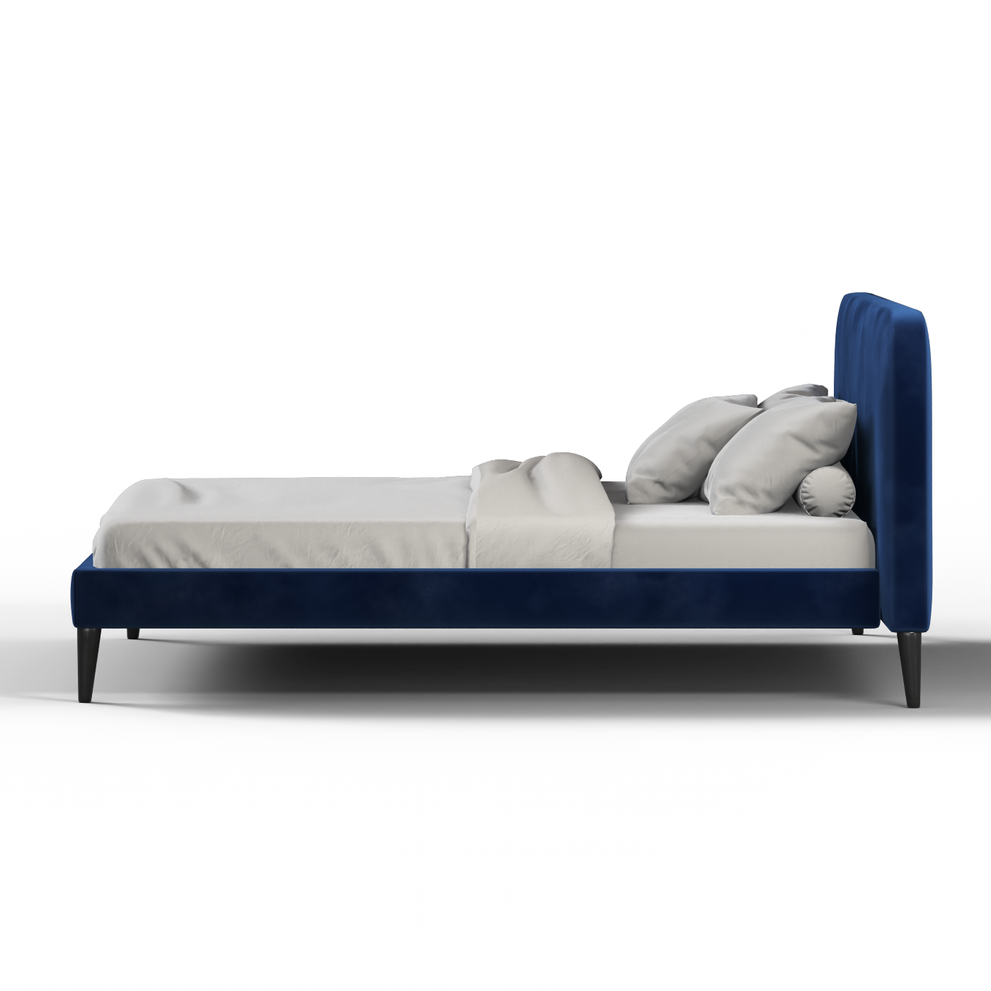 Selma Double Bed with Deep Vertical Tufting