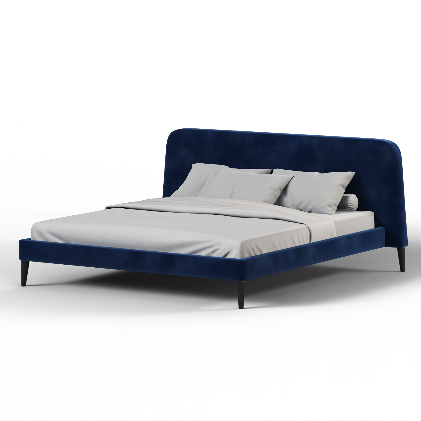 Selma Double Bed with Deep Vertical Tufting