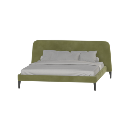 Selma Double Bed with Deep Vertical Tufting