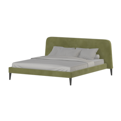 Selma Double Bed with Deep Vertical Tufting