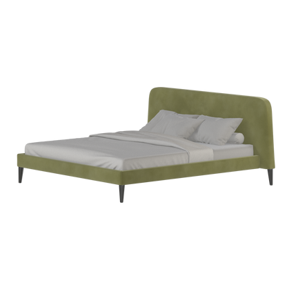 Selma Double Bed with Deep Vertical Tufting
