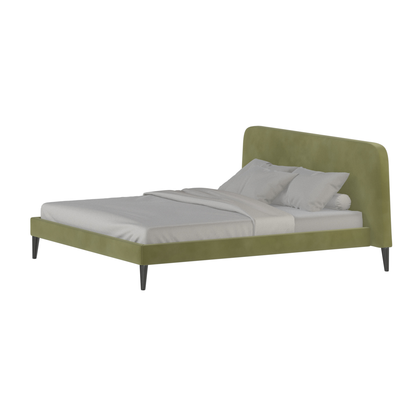 Selma Double Bed with Deep Vertical Tufting