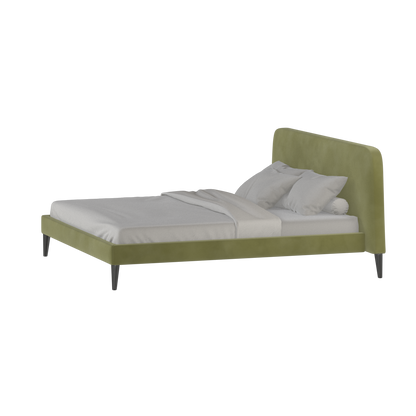 Selma Double Bed with Deep Vertical Tufting