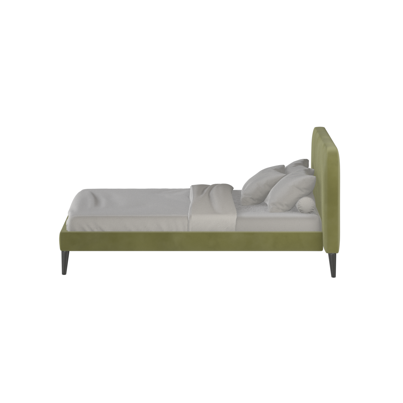 Selma Double Bed with Deep Vertical Tufting