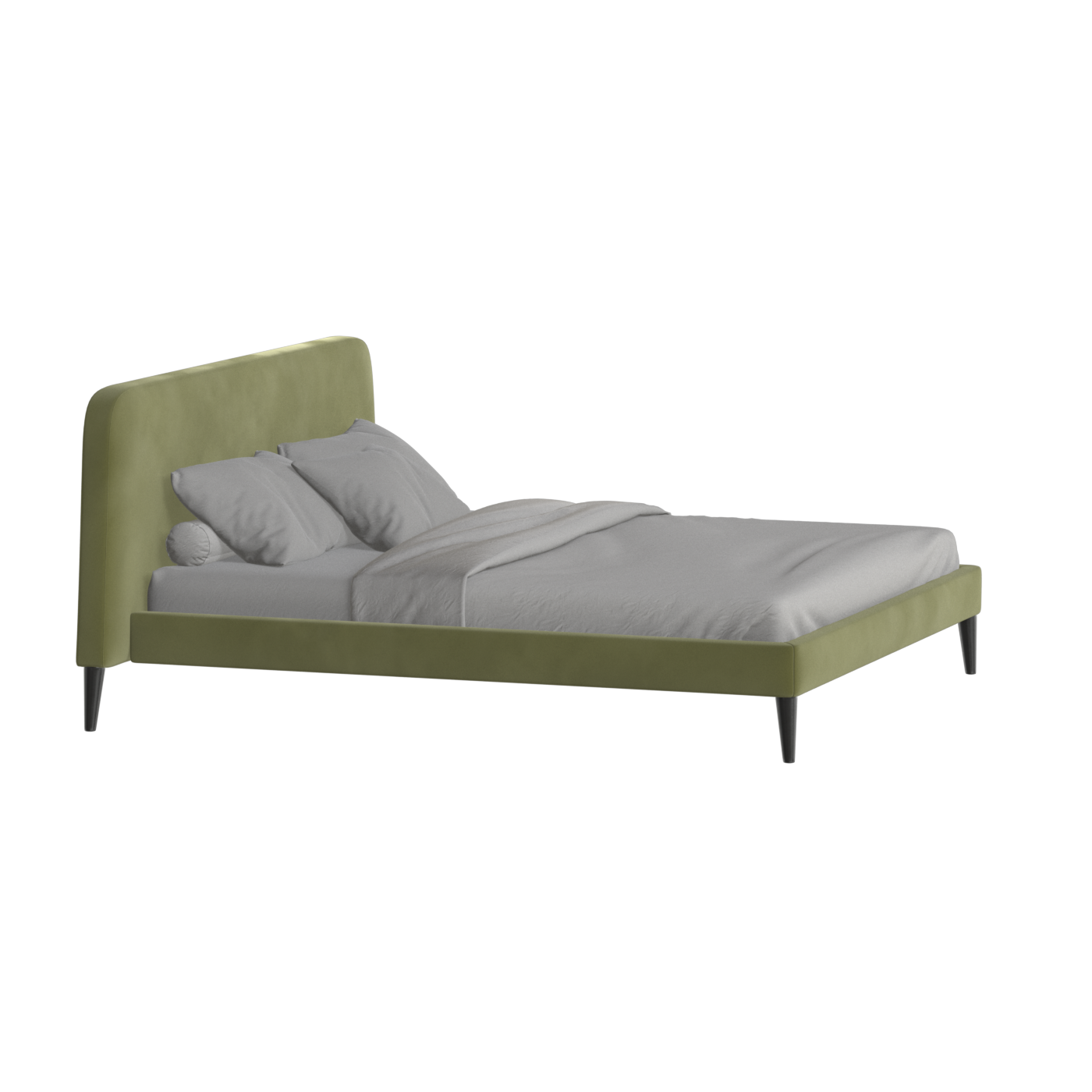 Selma Double Bed with Deep Vertical Tufting