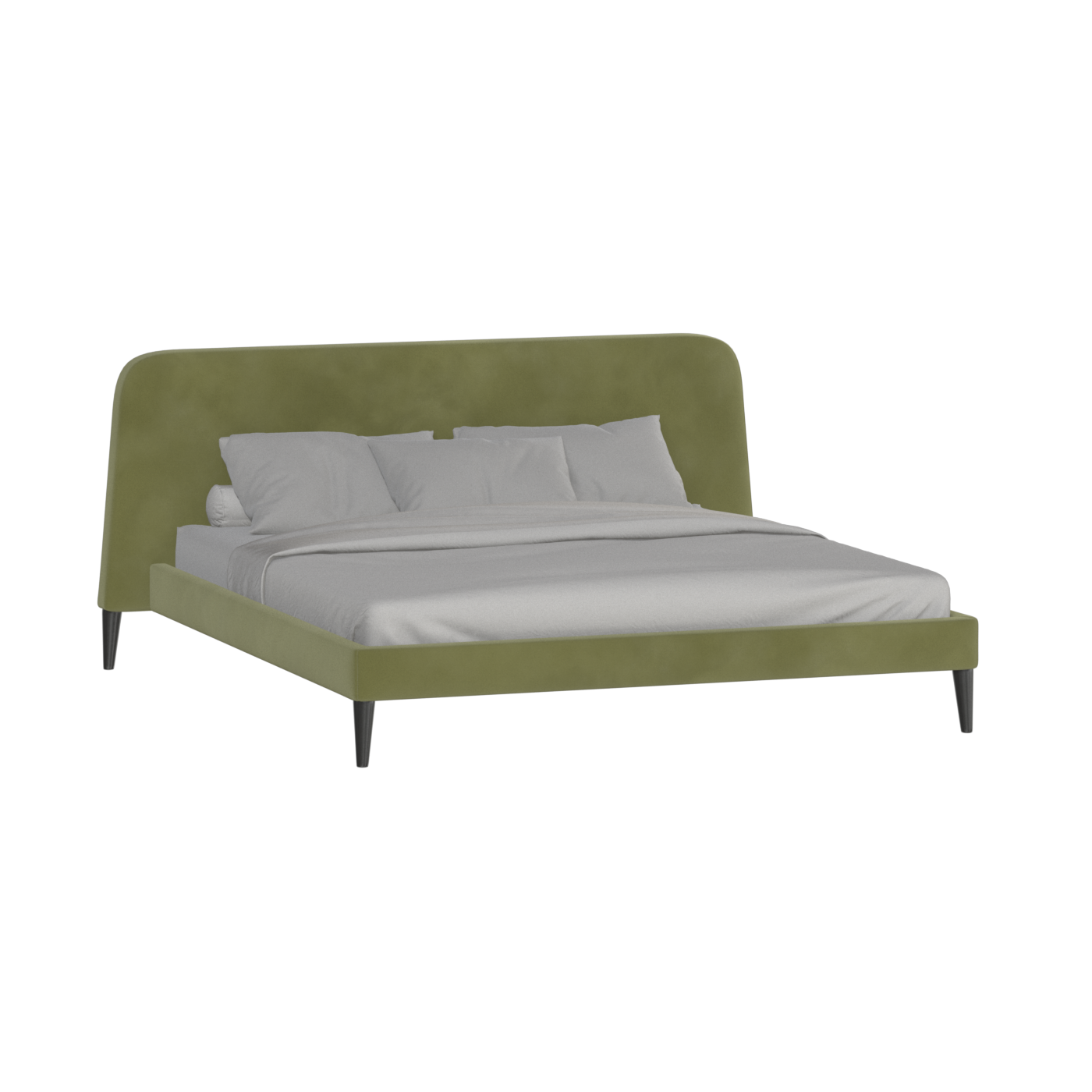 Selma Double Bed with Deep Vertical Tufting