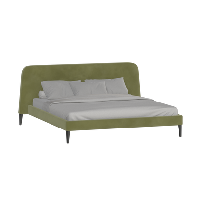 Selma Double Bed with Deep Vertical Tufting