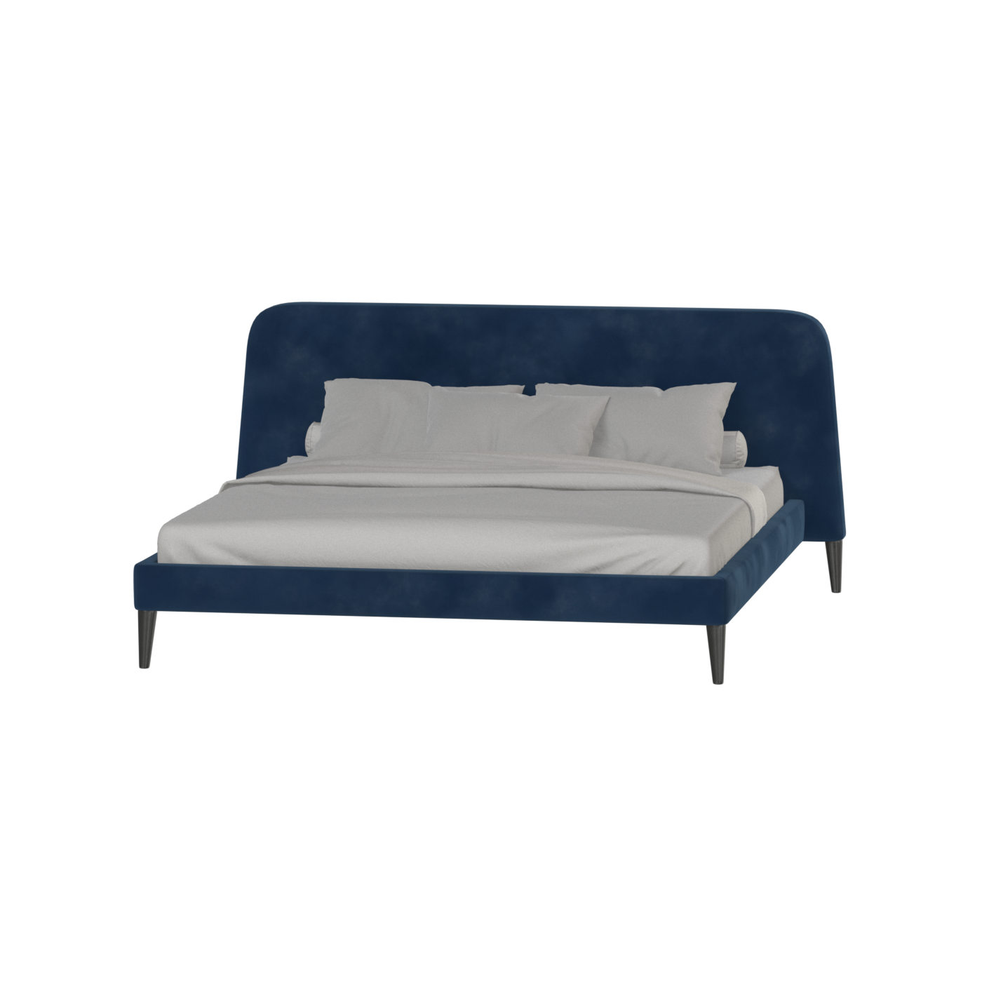 Selma Double Bed with Deep Vertical Tufting
